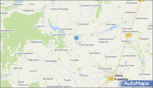 mapa Świszewy-Kolonia, Świszewy-Kolonia na mapie Targeo